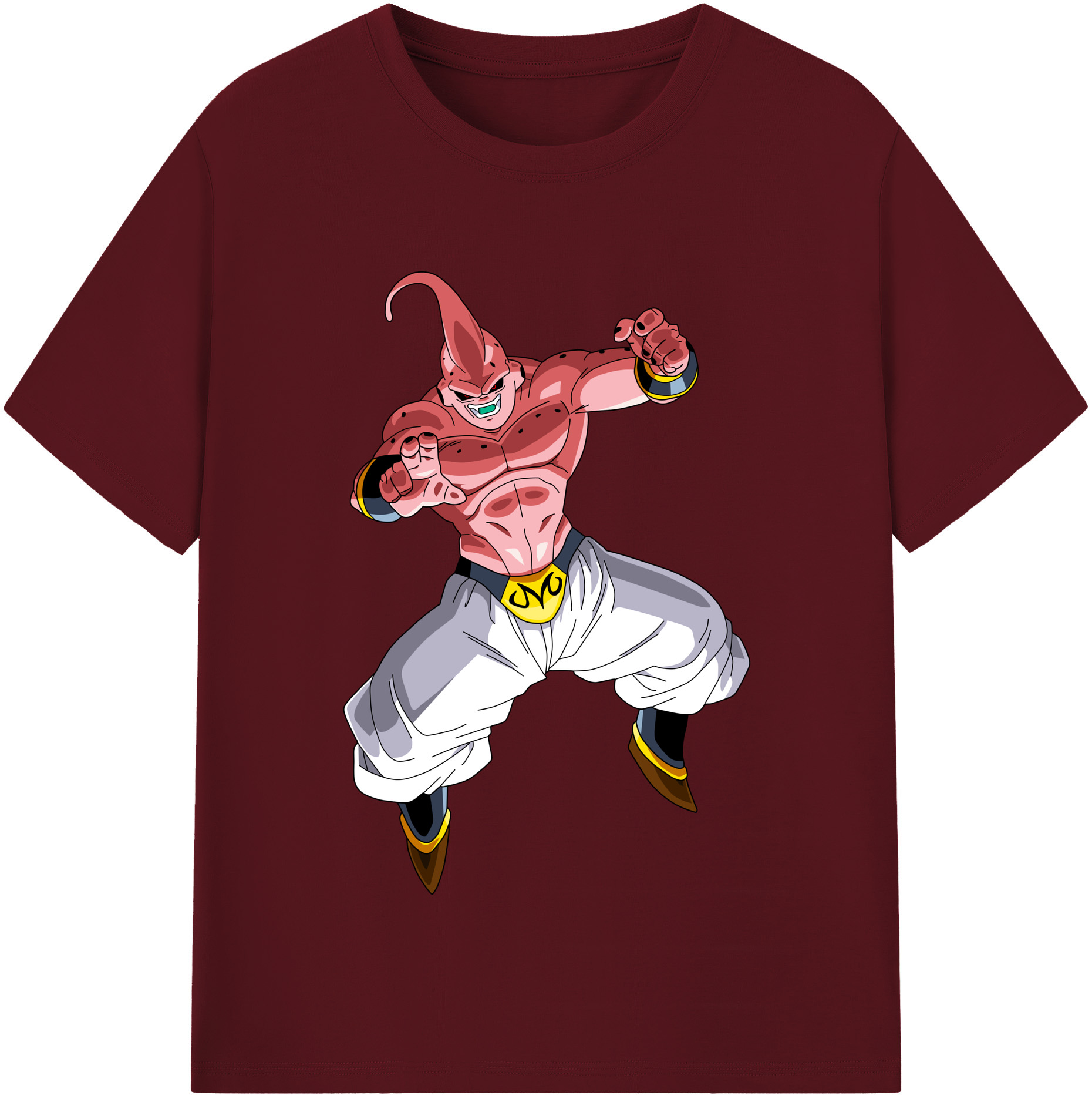 （画像用） ドラゴンボール 魔人ブウ DRAGON BALL Majin Buu 綿100％半袖Tシャツ（フロントプリント）